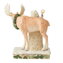 Load image into Gallery viewer, JS Woodland Santa with Moose