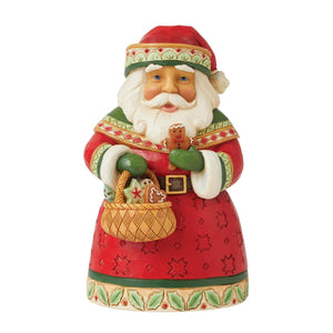 JS Santa With Cookies Pint Size