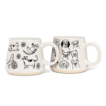 Load image into Gallery viewer, Abbott - Oversized Mug with Cats-4"H(17oz)