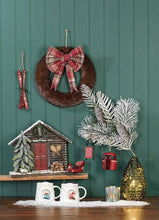 Load image into Gallery viewer, Abbott - Winter Cabin Facade with Tree