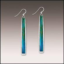Load image into Gallery viewer, Illustrated Light &amp; DC Designs - Blue Nature Abstract Icicle Multilayer Earrings