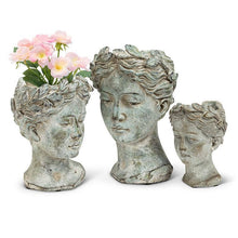 Load image into Gallery viewer, Abbott - Women Head Planter: Large (10"H)