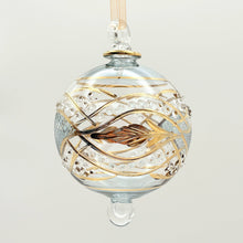 Load image into Gallery viewer, Dandarah (Ships from USA) - Blown Glass Ornament - Garland Teal