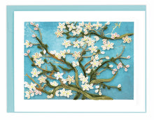 Load image into Gallery viewer, Quilling Card - Artist Series - Quilled Almond Blossoms, Van Gogh Card