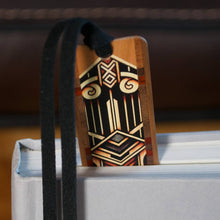 Load image into Gallery viewer, Mitercraft - Art Deco Handmade Wooden Bookmark