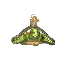 Load image into Gallery viewer, Old World Christmas - Green Sea Turtle Ornament.