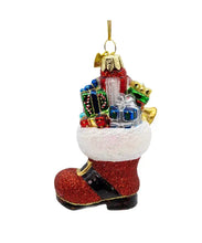 Load image into Gallery viewer, Kurt S. Adler, Inc. - 3.5&quot; Noble Gem Santa Boot W/Presinents