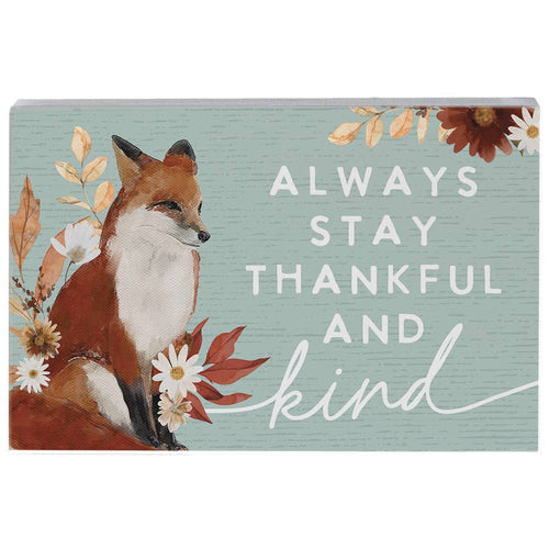 Sincere Surroundings - Thankful Kind Fox - Small Talk Rectangle
