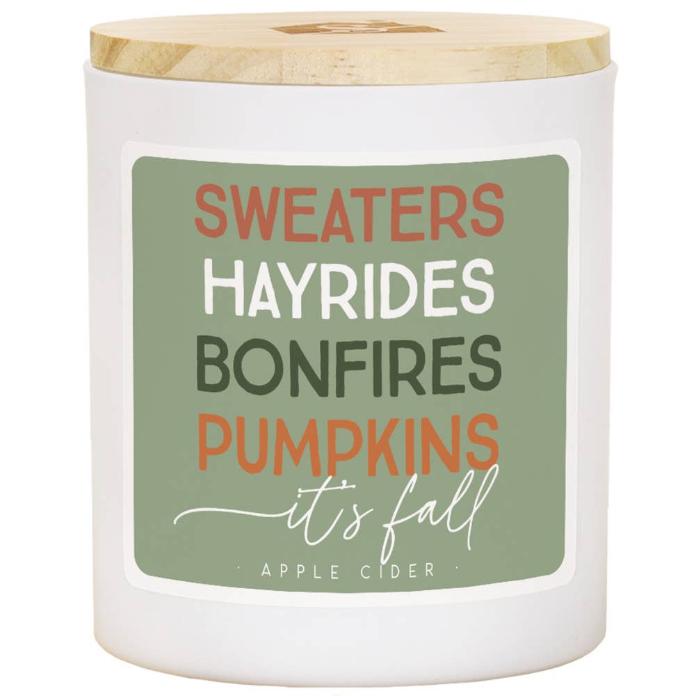 Sincere Surroundings - Sweaters Hayrides - APC - Candles