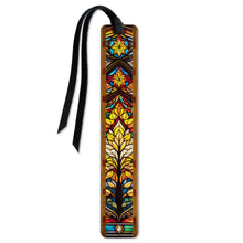 Load image into Gallery viewer, Mitercraft - Stained Glass (Double-Sided) Wooden Bookmark