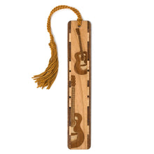 Load image into Gallery viewer, Mitercraft - Acoustic Guitar Handmade Engraved Wooden Bookmark