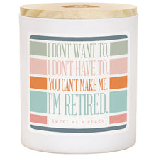 Load image into Gallery viewer, Sincere Surroundings - I'm Retired Stripes - PCH - Candles