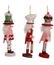 Load image into Gallery viewer, Kurt S. Adler, Inc. - 6&quot;CAKE/COCOA/GINGERBREAD NUTCRACKER ORNAMENTS
