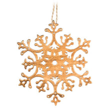 Load image into Gallery viewer, Abbott - Flat Cutout Snowflake Ornament-3 Assorted 4&quot;D