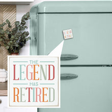 Load image into Gallery viewer, Sincere Surroundings - Legend Has Retired - Square Magnets