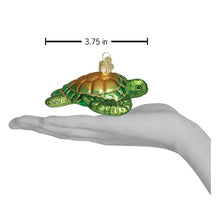 Load image into Gallery viewer, Old World Christmas - Green Sea Turtle Ornament.