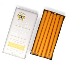 Load image into Gallery viewer, 10" Hand Dipped Unscented Taper Candles - Stark White