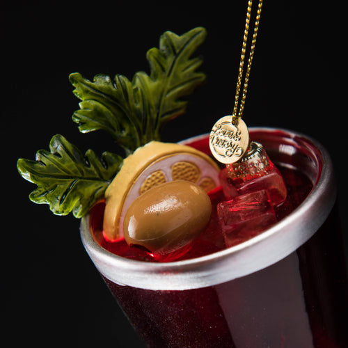 Love & Victory - Bloody Mary Cocktail Holiday Ornament Christmas Decor