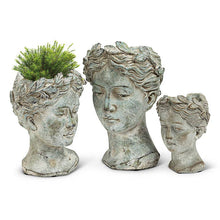 Load image into Gallery viewer, Abbott - Women Head Planter: Large (10"H)