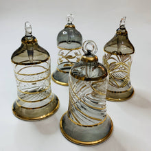 Load image into Gallery viewer, Dandarah (Ships from USA) - Blown Glass Ornament - Engraved Bell: Sage