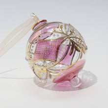 Load image into Gallery viewer, Dandarah (Ships from USA) - Blown Glass Ornament - Pink Carousel