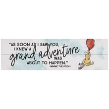 Load image into Gallery viewer, Sincere Surroundings - Grand Adventure Pooh - Vintage Pallet Boards