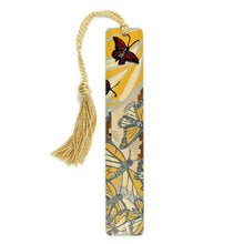 Load image into Gallery viewer, Mitercraft - Monarch Butterflies Wooden Bookmark