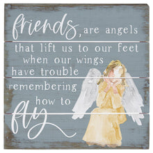 Load image into Gallery viewer, Sincere Surroundings - Friends Are Angels - Perfect Pallet Petites: 8&quot; x 8&quot; x 1&quot;