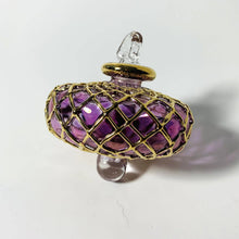 Load image into Gallery viewer, Dandarah (Ships from USA) - Blown Glass Small Ornament - Diamond Toupie: Emerald