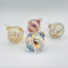 Load image into Gallery viewer, Dandarah (Ships from USA) - Blown Glass Small Ornament - Garland: Light Blue