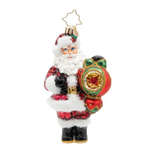 Load image into Gallery viewer, Christopher Radko - Holiday Glass Ornament – The Merry Bauble Santa