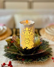 Load image into Gallery viewer, FreshCut Paper LLC - Holiday Candle with Lights (6 Pop-up Greeting Cards)