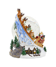 Load image into Gallery viewer, Kurt S. Adler, Inc. - Battery Operated Musical Santa and Sled Water Globe