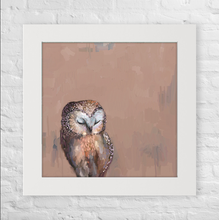 Load image into Gallery viewer, Cathy Walters Art - Changing Seasons Owl Happy Square™