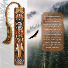 Load image into Gallery viewer, Mitercraft - Bald Eagle Handmade Wooden Bookmark