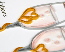Load image into Gallery viewer, Quilling Card - Wedding Toasting Flutes