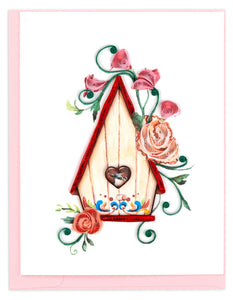 Quilling Card - Quilled Birdhouses Note Card Box Set