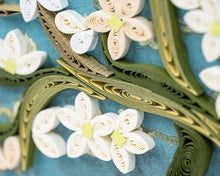 Load image into Gallery viewer, Quilling Card - Artist Series - Quilled Almond Blossoms, Van Gogh Card