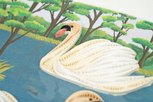 Load image into Gallery viewer, Quilling Card - Quilled Two Swans Greeting Card