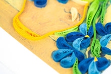 Load image into Gallery viewer, Quilling Card - Artist Series - Quilled Irises, Van Gogh Greeting Card
