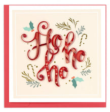 Load image into Gallery viewer, Quilling Card - HO HO HO