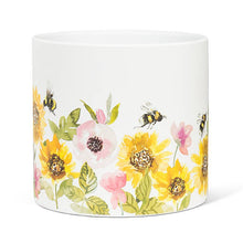 Load image into Gallery viewer, Large Sunflowers &amp; Bees Planter
