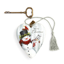 Load image into Gallery viewer, Art Heart Snowman Merry Xmas
