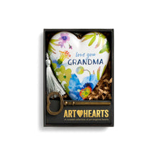 Load image into Gallery viewer, Art Heart Love You Grandma Floral