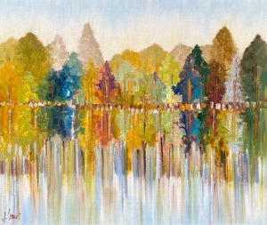 Autumn Tree Reflections by Libby Smart