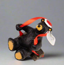 Load image into Gallery viewer, BF Santa Bear Swinging Ornament