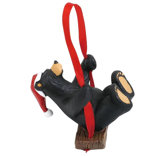 BF Santa Bear Swinging Ornament