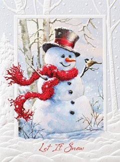Birch Snowman Boxed Cards
