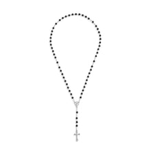 Load image into Gallery viewer, Black Rosary with Pouch