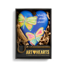 Load image into Gallery viewer, Blue Skies Ahead Art Heart